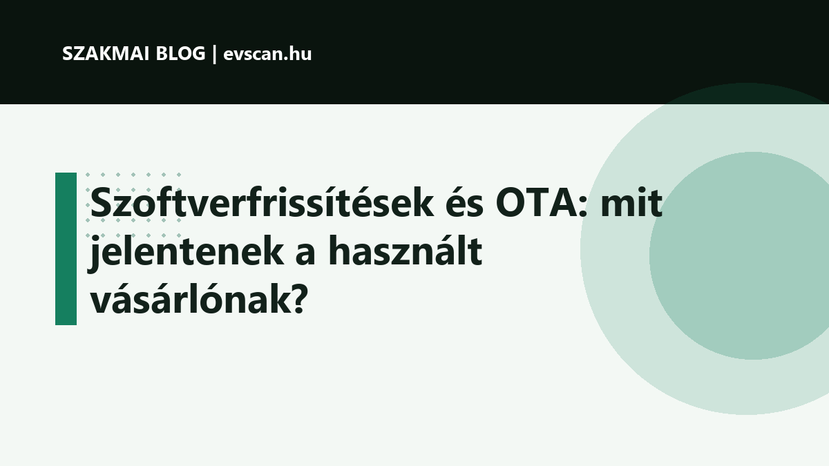 Szoftverfrissítések és OTA: mit jelentenek a használt vásárlónak?